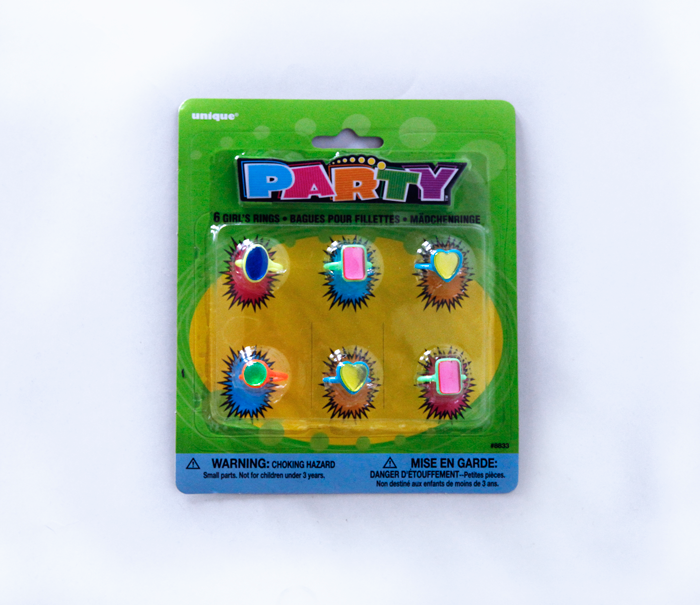 Plastic meisjesringen